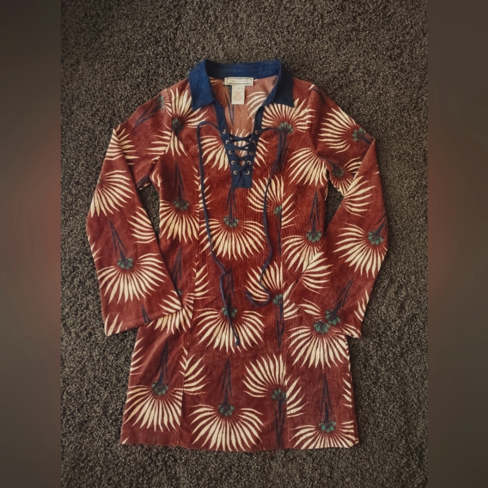 Flying Tomato retro corduroy dress